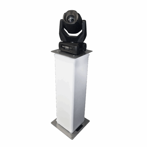 Moving Head Tower 1,5m Weiß